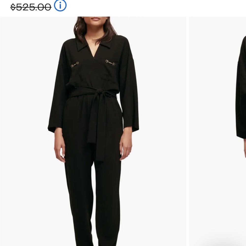 Maje Classic Black Jumpsuit